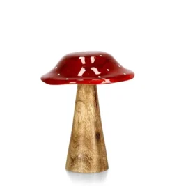 Oggettistica>Bizzotto FUNGO JASPER STAND ROSSO-NAT H15