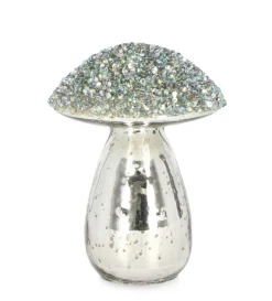 Oggettistica>Bizzotto FUNGO VT BRILLANT STAND ARGENTO H13
