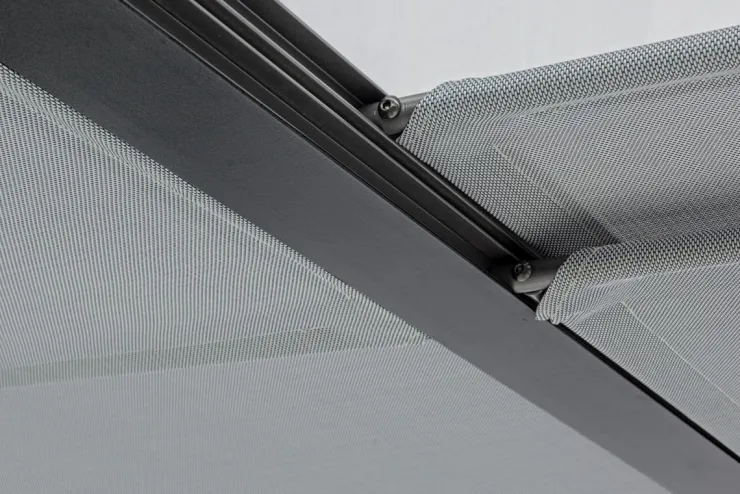 Pergole E Gazebo>Bizzotto GAZEBO IN ALLUMINIO 3X3.6 ANTRACITE LH32 - NOAH