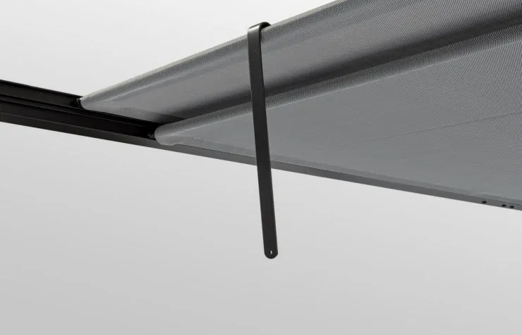 Pergole E Gazebo>Bizzotto GAZEBO IN ALLUMINIO 3X3.6 ANTRACITE LH32 - NOAH
