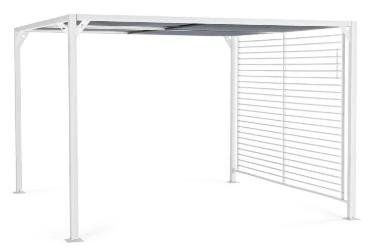 Pergole E Gazebo>Bizzotto GAZEBO IN ALLUMINIO 3X3.6 BIANCO LH30 - NOAH