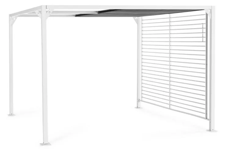 Pergole E Gazebo>Bizzotto GAZEBO IN ALLUMINIO 3X3.6 BIANCO LH30 - NOAH