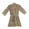 Accessori In Tessuto>Bizzotto KIMONO CALAIS NERO C-TULIPANO-ROMBO
