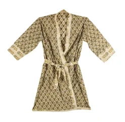 Accessori In Tessuto>Bizzotto KIMONO REIMS AVORIO C-FOGLIA-FIORE