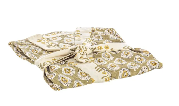 Accessori In Tessuto>Bizzotto KIMONO REIMS AVORIO C-FOGLIA-FIORE