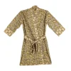 Accessori In Tessuto>Bizzotto KIMONO REIMS VERDE C-FIORE-LOTO