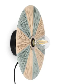 Lampade Da Parete>Bizzotto LAMPADA APPLIQUE KANDA NATURAL AZZUR D33