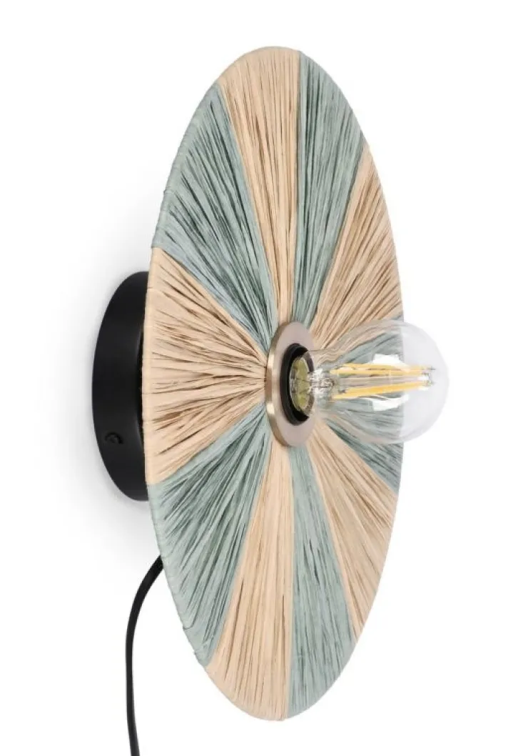 Lampade Da Parete>Bizzotto LAMPADA APPLIQUE KANDA NATURAL AZZUR D33