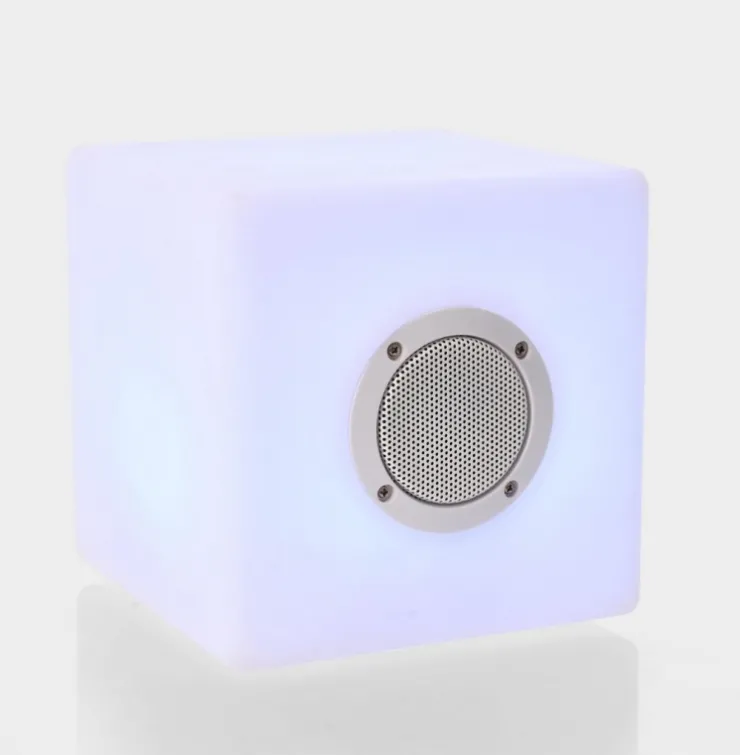 Illuminazione>Bizzotto LAMPADA LED SPEAKER IN PLASTICA 20X20 - CUBO
