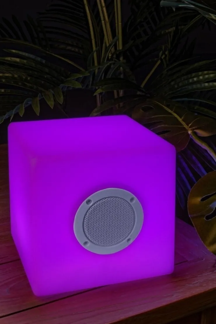 Illuminazione>Bizzotto LAMPADA LED SPEAKER IN PLASTICA 20X20 - CUBO