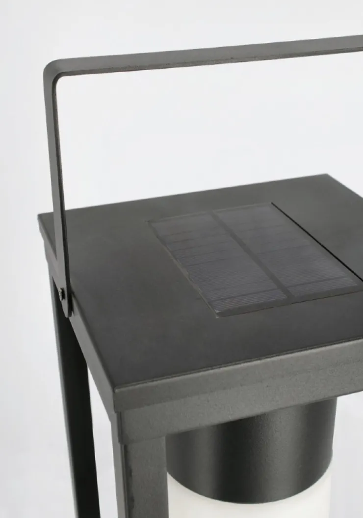 Illuminazione>Bizzotto LAMPADA SOLAR LED QU NERO C-MANICO H75