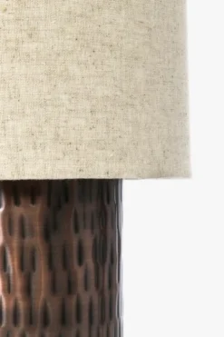 Lampade Da Tavolo>Bizzotto LAMPADA TAV. BIHAR MARRONE H41