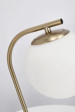 Lampade Da Tavolo>Bizzotto LAMPADA TAV. DELPHINE DORATO H51
