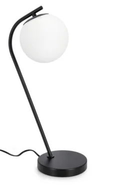 Lampade Da Tavolo>Bizzotto LAMPADA TAV. DELPHINE NERO H51