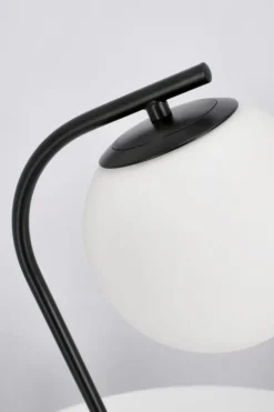 Lampade Da Tavolo>Bizzotto LAMPADA TAV. DELPHINE NERO H51