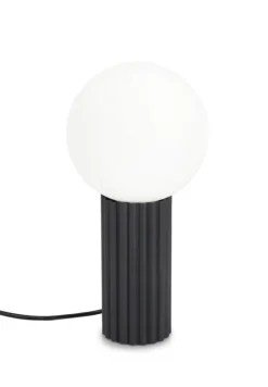 Lampade Da Tavolo>Bizzotto LAMPADA TAV. DELPHINE TONDO NERO H30