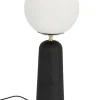 Lampade Da Tavolo>Bizzotto LAMPADA TAV. DELPHINE TONDO NERO H51
