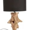 Lampade Da Tavolo>Bizzotto LAMPADA TAV. ESROOTS NERO H55