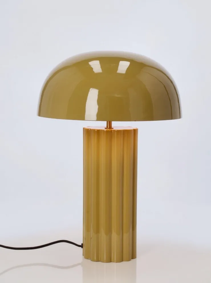 Lampade Da Tavolo>Bizzotto LAMPADA TAV. KAIKU GIALLO H54