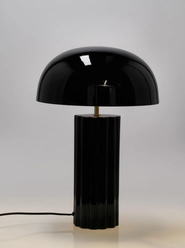 Lampade Da Tavolo>Bizzotto LAMPADA TAV. KAIKU NERO H54