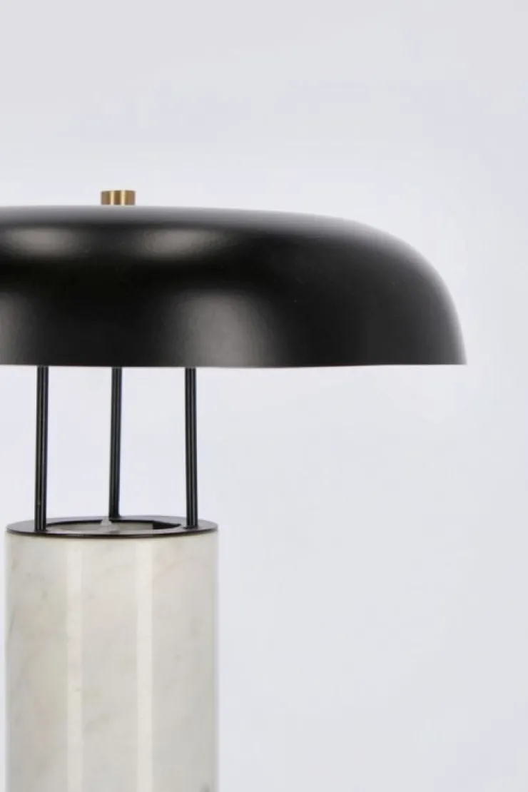 Lampade Da Tavolo>Bizzotto LAMPADA TAV. KAITHAL MARMORIZZ BIANC H33