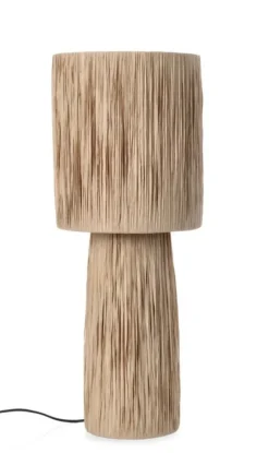 Lampade Da Tavolo>Bizzotto LAMPADA TAV. KANDA NATURALE H59
