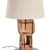 Lampade Da Tavolo>Bizzotto LAMPADA TAV. KLETA BEIGE H53