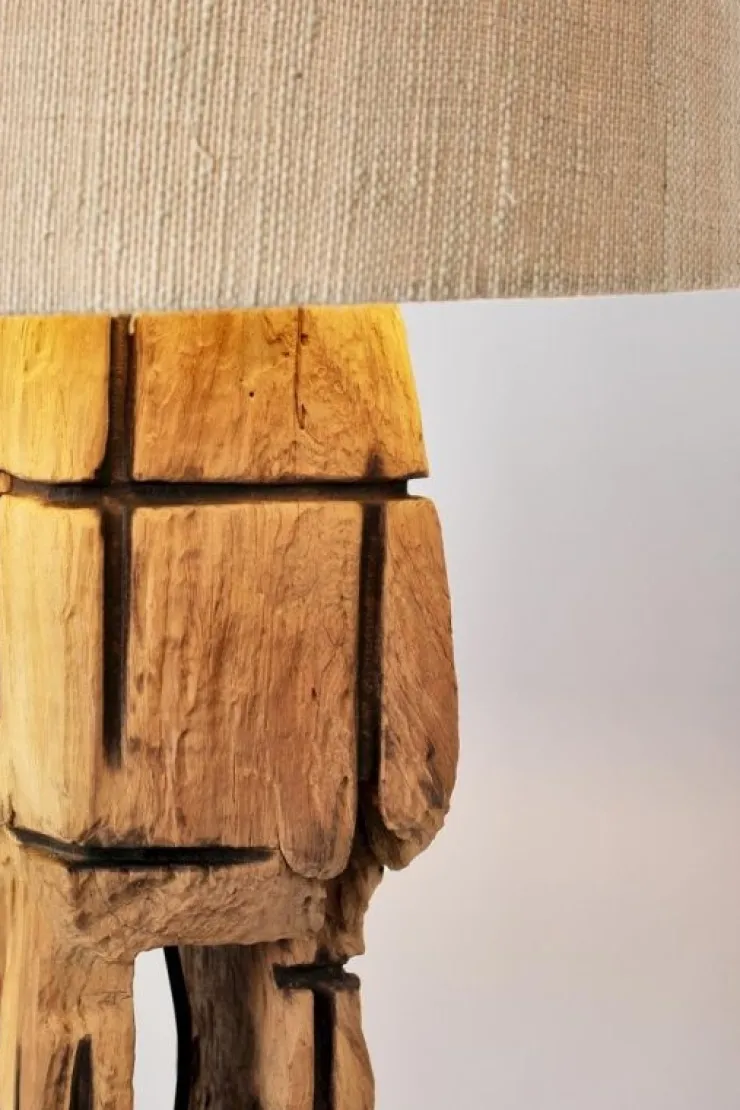 Lampade Da Tavolo>Bizzotto LAMPADA TAV. KLETA BEIGE H53