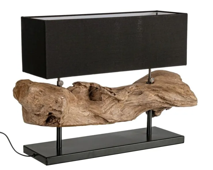 Lampade Da Tavolo>Bizzotto LAMPADA TAV. KLETA NERO H55