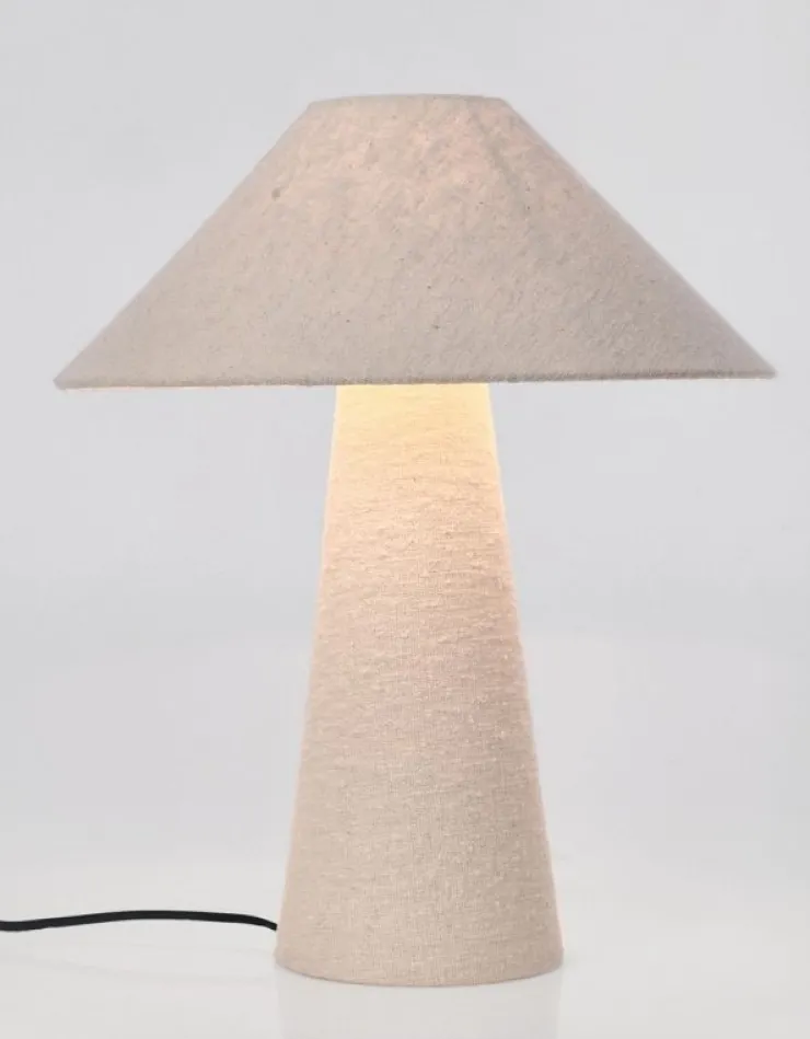 Lampade Da Tavolo>Bizzotto LAMPADA TAV. LAMKI CREMA H46