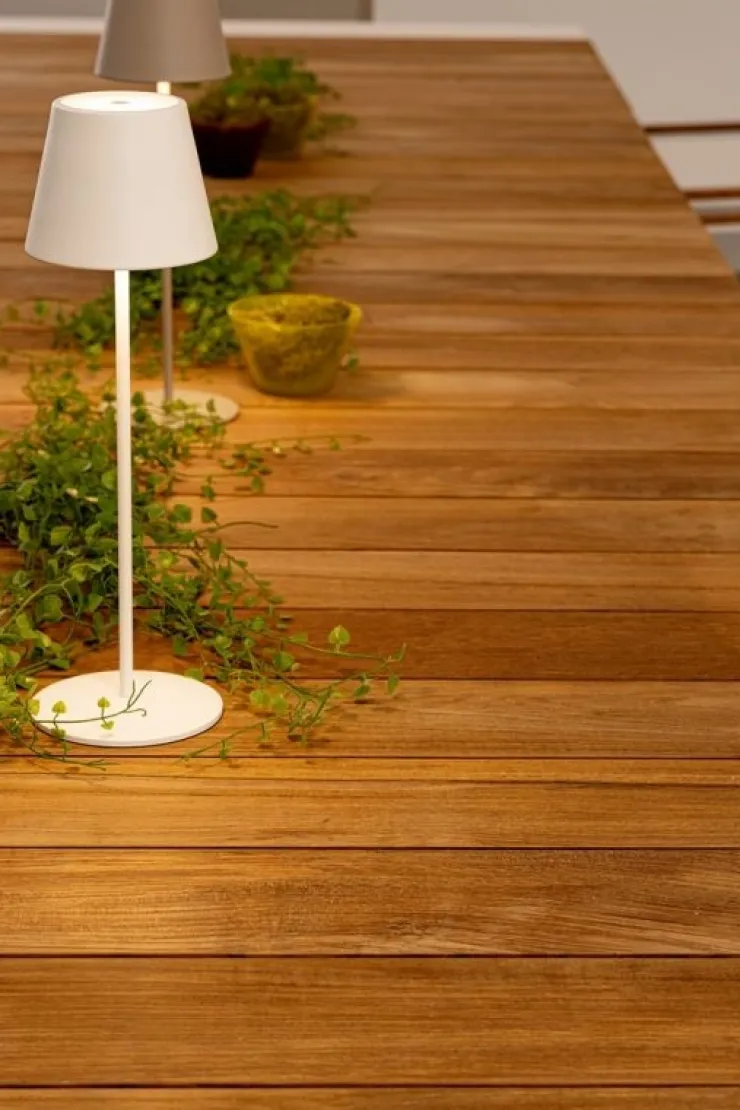 Illuminazione>Bizzotto LAMPADA TAV. LED ETNA BIANCO H38