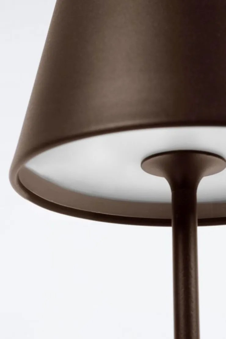 Illuminazione>Bizzotto LAMPADA TAV. LED ETNA MARRONE H38