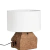 Lampade Da Tavolo>Bizzotto LAMPADA TAV. LUMEN BIANCO H40