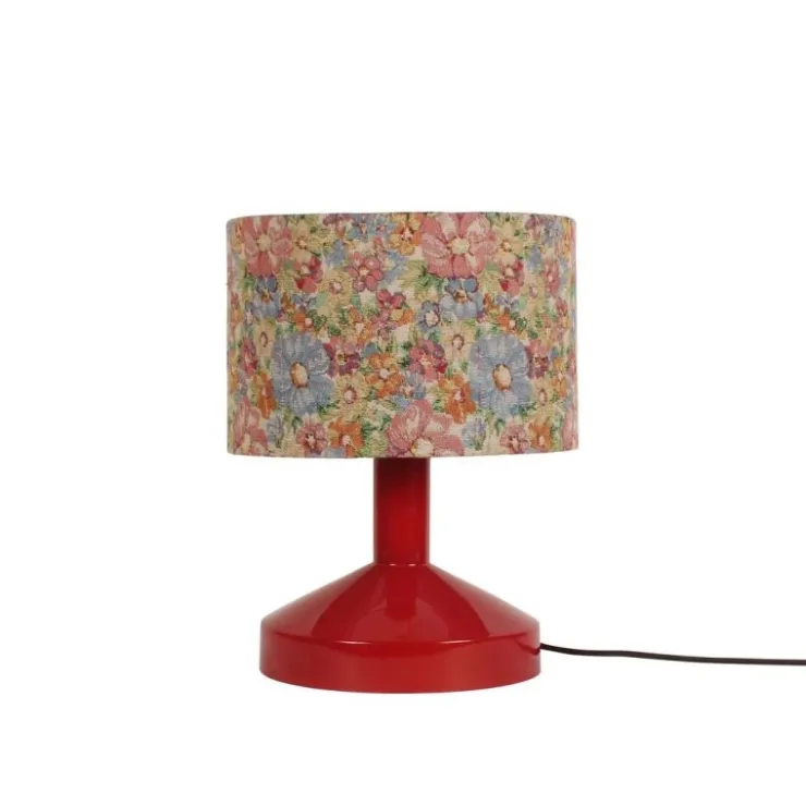 Lampade Da Tavolo>Bizzotto LAMPADA TAV. MALDHA FIORE ROSSO H40