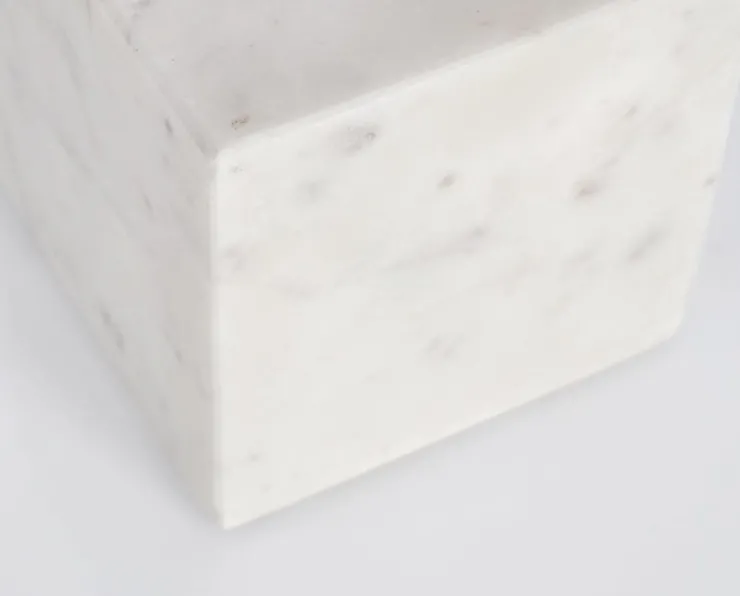 Lampade Da Tavolo>Bizzotto LAMPADA TAV. MANDLA MARMO BIANCO 12X12