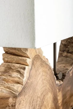 Lampade Da Tavolo>Bizzotto LAMPADA TAV. NAGA BIANCO H55