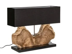 Lampade Da Tavolo>Bizzotto LAMPADA TAV. NAGA NERO H55