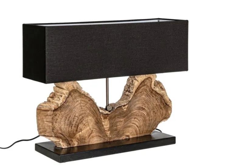 Lampade Da Tavolo>Bizzotto LAMPADA TAV. NAGA NERO H55