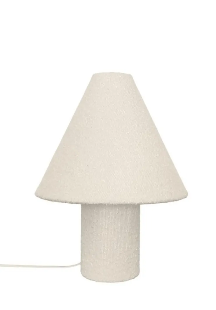 Lampade Da Tavolo>Bizzotto LAMPADA TAV. RADHA BOUCLE' SVA BEIGE H41