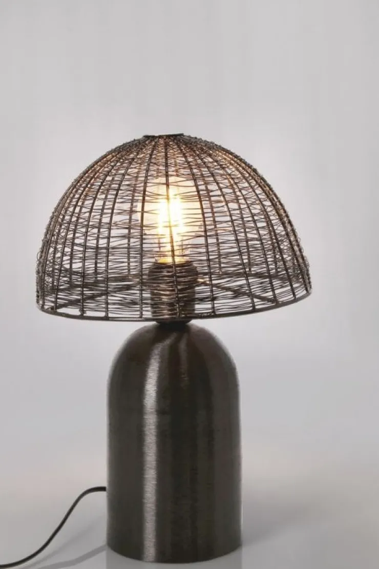 Lampade Da Tavolo>Bizzotto LAMPADA TAVOLO INAY NERO D26