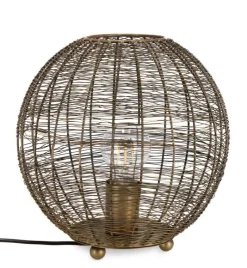 Lampade Da Tavolo>Bizzotto LAMPADA TAVOLO INAY TONDO DORATO D26