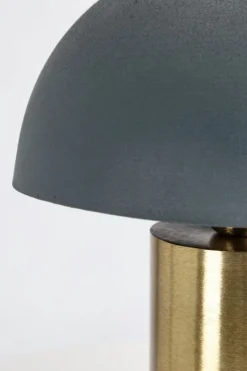 Lampade Da Tavolo>Bizzotto LAMPADA TAVOLO ISHAN BLU H40