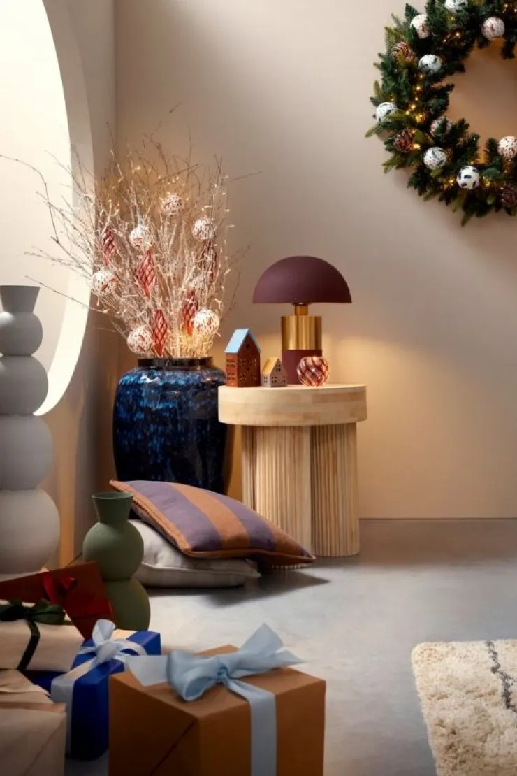 Lampade Da Tavolo>Bizzotto LAMPADA TAVOLO ISHAN BORDEAUX H40