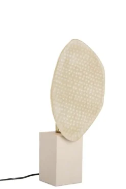 Lampade Da Tavolo>Bizzotto LAMPADA TAVOLO NEEV BEIGE H46