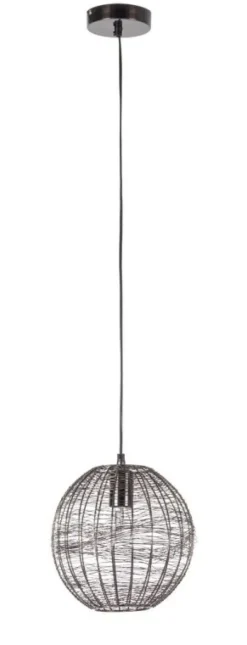 Lampadari>Bizzotto LAMPADARIO INAY TONDO NERO D25