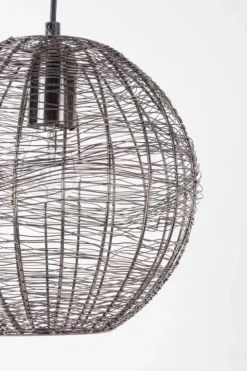 Lampadari>Bizzotto LAMPADARIO INAY TONDO NERO D25