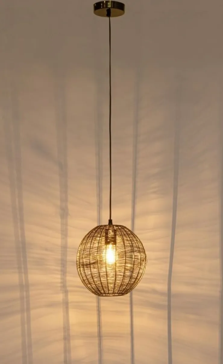 Lampadari>Bizzotto LAMPADARIO INAY TONDO NERO D25