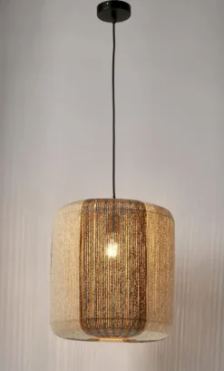 Lampadari>Bizzotto LAMPADARIO MALI BEIGE GRIGIO MARRONE H37