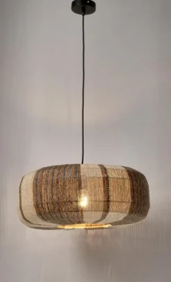 Lampadari>Bizzotto LAMPADARIO MALI BEIGE GRIGIO MARR D50,5