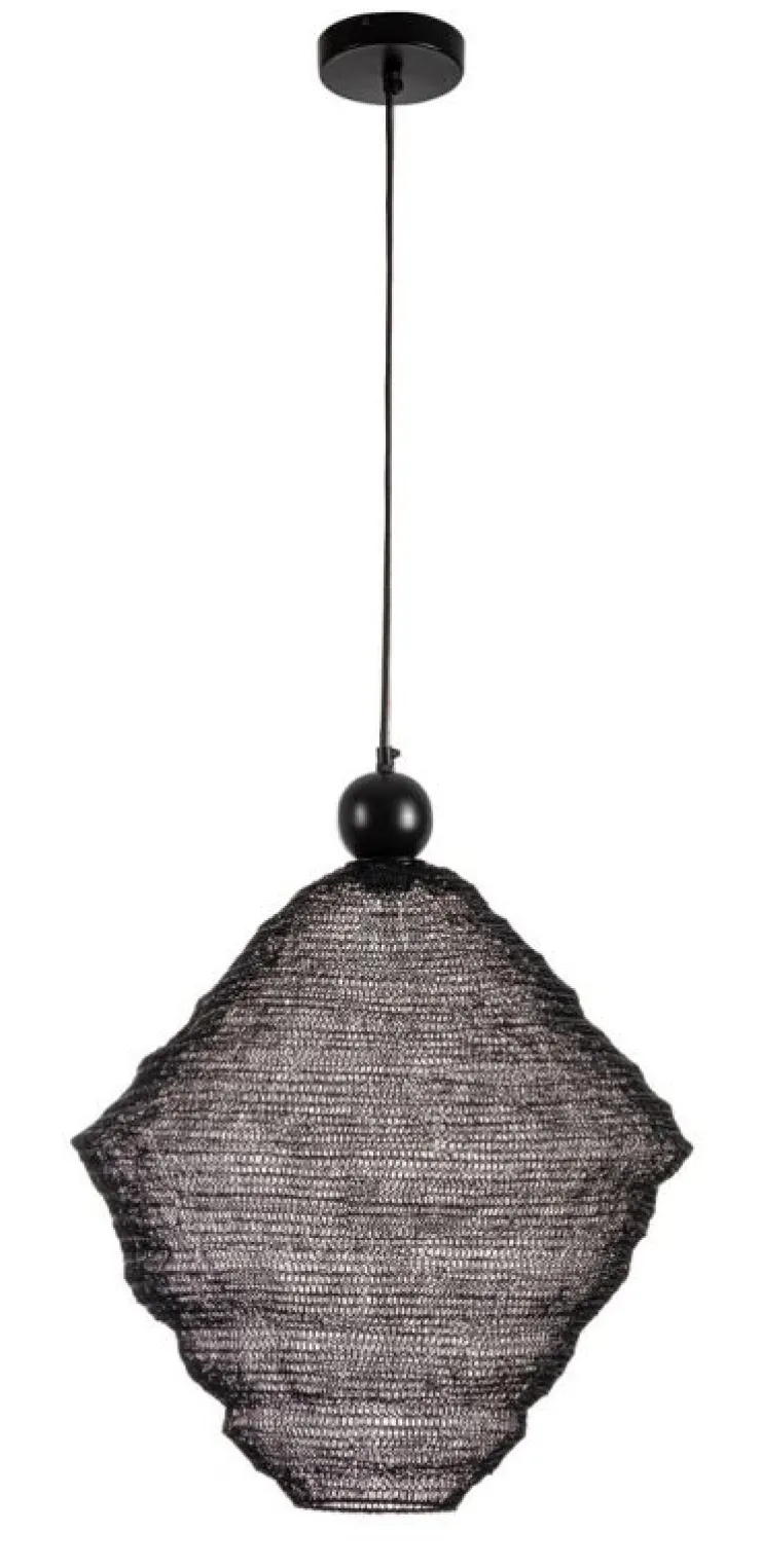 Lampadari>Bizzotto LAMPADARIO ODISSA ROMBO NERO D58